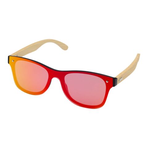 Tan Sonnenbrille mit Bambusbügeln Standard | gelb | ohne Werbeanbringung | Nicht verfügbar | Nicht verfügbar