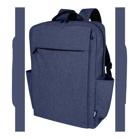 Libra 15" Laptop-Rucksack aus recyceltem GRS-Material 15 L heather navy