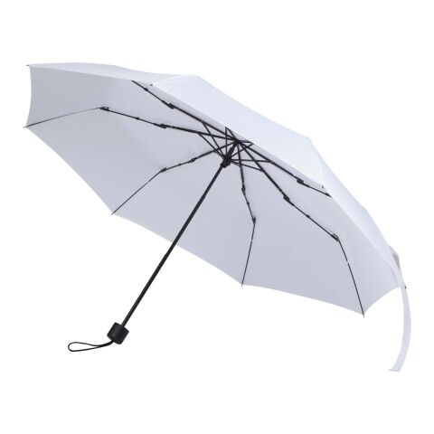 Aaron 23'' faltbarer manueller Regenschirm weiß
