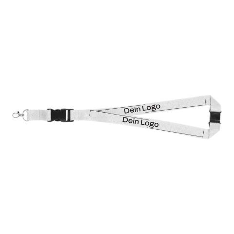 Yogi Lanyard mit abnehmbarer Schnalle Standard | weiß | ohne Werbeanbringung | Nicht verfügbar | Nicht verfügbar | Nicht verfügbar