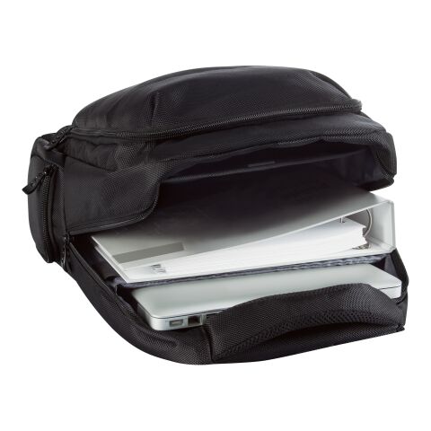 Halfar Notebook-Rucksack MISSION schwarz | ohne Werbeanbringung