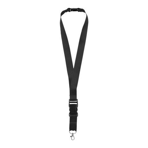 Yogi Lanyard mit abnehmbarer Schnalle Standard | schwarz | ohne Werbeanbringung | Nicht verfügbar | Nicht verfügbar | Nicht verfügbar