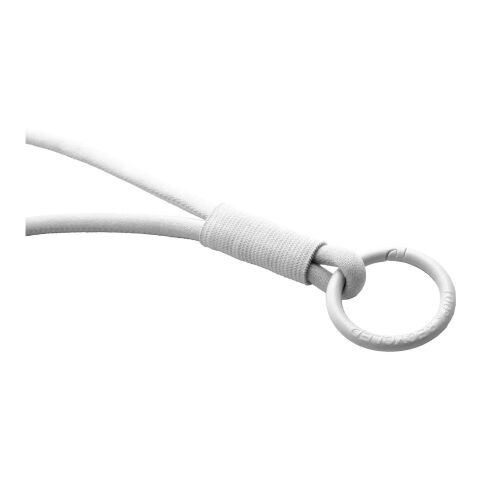 Tubyard Lanyard mit elastischem Band weiss | ohne Werbeanbringung | Nicht verfügbar | Nicht verfügbar