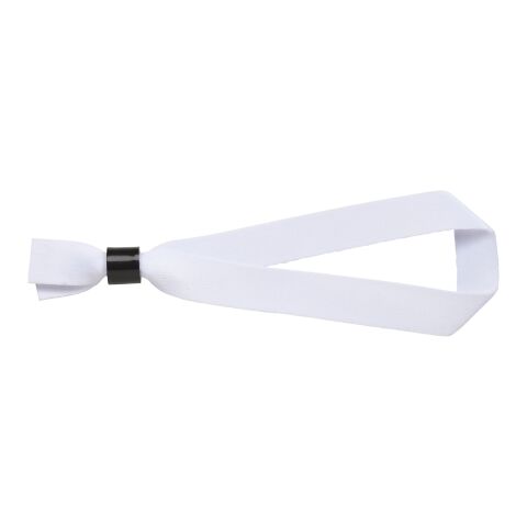 El Festival Armband aus recyceltem PET Kunststoff schwarz | Sublimation | überall, vorne | 15 mm x 330 mm