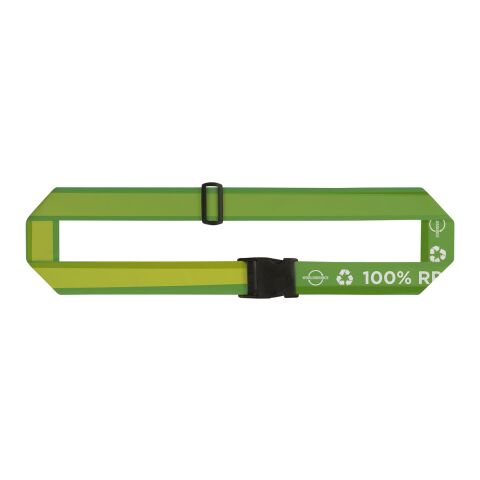 Luuc Gepäckgurt aus recyceltem PET weiss | Sublimation | überall, vorne | 40 mm x 1700 mm