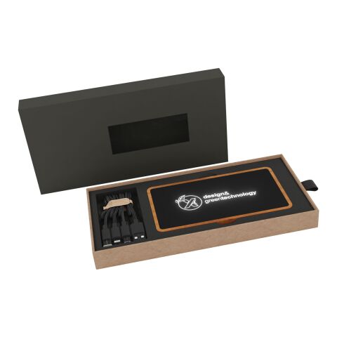 SCX.design P46 10.000 mAh wireless Powerbank aus Holz braun | ohne Werbeanbringung | Nicht verfügbar | Nicht verfügbar