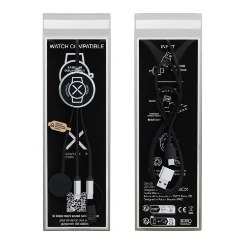 SCX.design C34 7 in 1 Ladekabel für Smartwatches schwarz | ohne Werbeanbringung | Nicht verfügbar | Nicht verfügbar | Nicht verfügbar