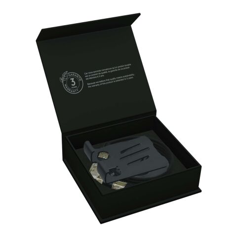 SCX.design O34 360° Smartphonehalterung mit 240W 4 in 1 Ladekabel gun metal | ohne Werbeanbringung | Nicht verfügbar | Nicht verfügbar