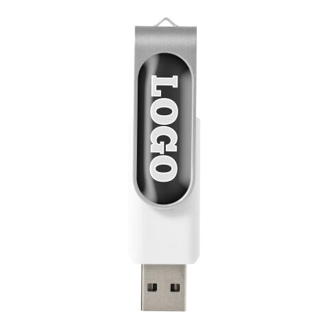 Rotate USB-Stick 3.0 mit Doming weiss | 16 GB | ohne Werbeanbringung | Nicht verfügbar | Nicht verfügbar