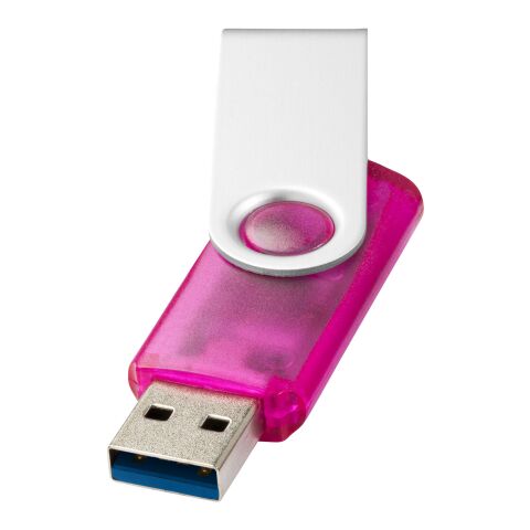 Rotate USB-Stick 3.0 transparent rosa | 16 GB | ohne Werbeanbringung | Nicht verfügbar | Nicht verfügbar