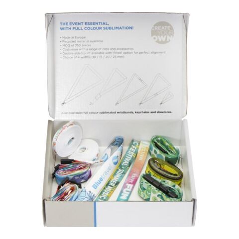 Musterbox mit Sublimation Lanyards Ohne Werbeanbringung
