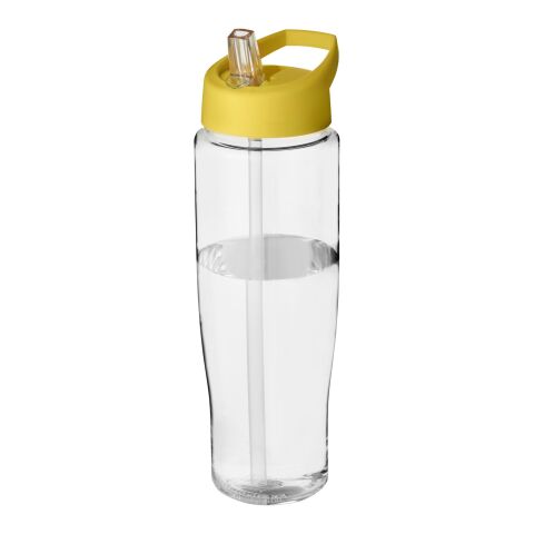 H2O Tempo® 700 ml Sportflasche mit Ausgussdeckel weiss-gelb | ohne Werbeanbringung | Nicht verfügbar | Nicht verfügbar