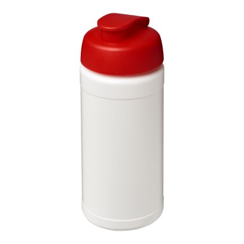 Baseline® Plus 500 ml Sportflasche mit Klappdeckel transparent-rot | ohne Werbeanbringung | Nicht verfügbar | Nicht verfügbar