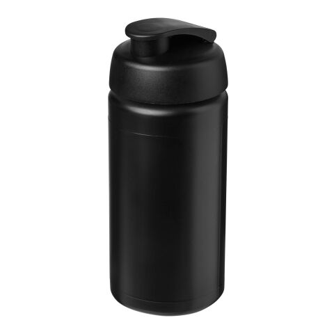 Baseline® Plus grip 500 ml Sportflasche mit Klappdeckel schwarz | ohne Werbeanbringung | Nicht verfügbar | Nicht verfügbar