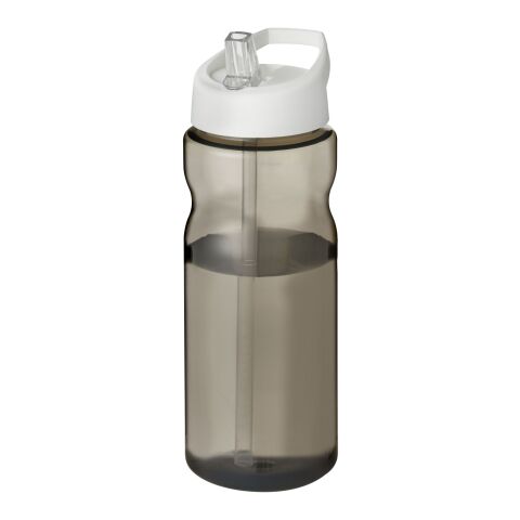 H2O Eco 650 ml Sportflasche mit Ausgussdeckel kohle-weiss | ohne Werbeanbringung | Nicht verfügbar | Nicht verfügbar