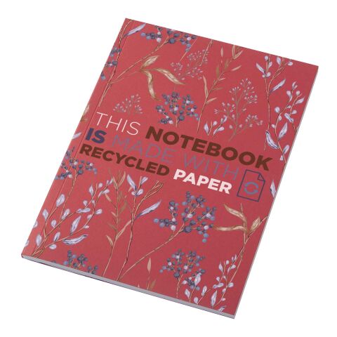 Novella Austen A5 Softcover Notizbuch aus Recyclingmaterial – 50 Blatt rot