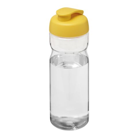 H2O Active® Base Tritan™ 650 ml Sportflasche mit Klappdeckel weiss-gelb