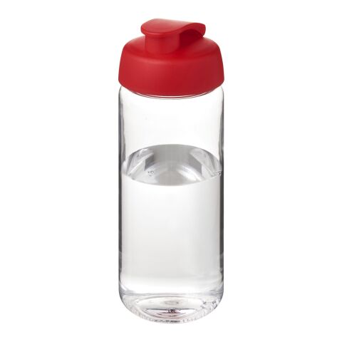 H2O Active® Octave Tritan™ 600-ml-Sportflasche mit Klappdeckel weiss-rot | ohne Werbeanbringung | Nicht verfügbar | Nicht verfügbar