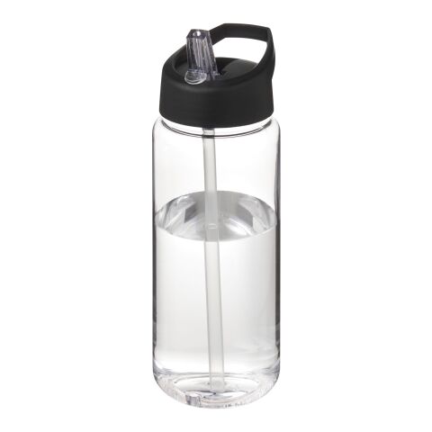 H2O Active® Octave Tritan™ 600 ml Sportflasche mit Ausgussdeckel weiß-schwarz | ohne Werbeanbringung | Nicht verfügbar | Nicht verfügbar