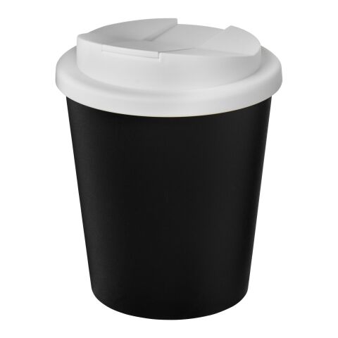 Americano® Espresso Eco 250 ml recycelter Isolierbecher mit auslaufsicherem Deckel schwarz-weiss | ohne Werbeanbringung | Nicht verfügbar | Nicht verfügbar
