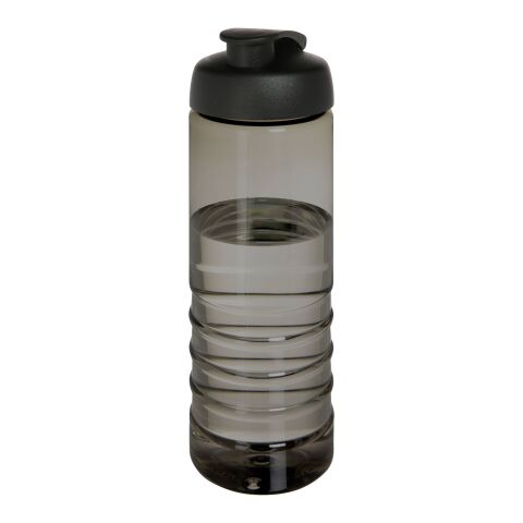 H2O Active® Eco Treble 750 ml Sportflasche mit Klappdeckel kohle-schwarz | ohne Werbeanbringung | Nicht verfügbar | Nicht verfügbar