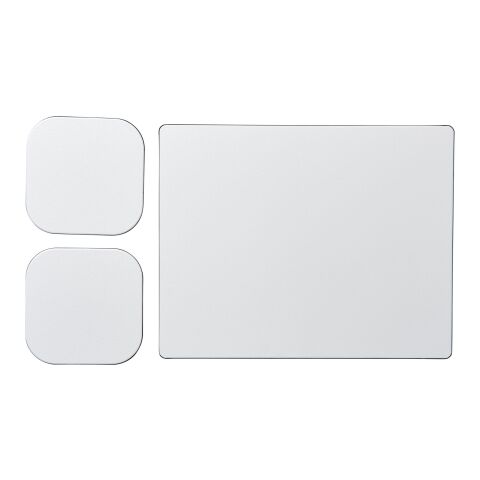 Brite-Mat® Mousepad- und Untersetzer-Set Combo 3 schwarz | ohne Werbeanbringung | Nicht verfügbar | Nicht verfügbar