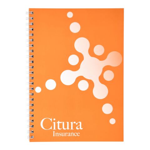 Desk-Mate® A5 Notizbuch Kunststoffumschlag weiss | ohne Werbeanbringung | Nicht verfügbar | Nicht verfügbar