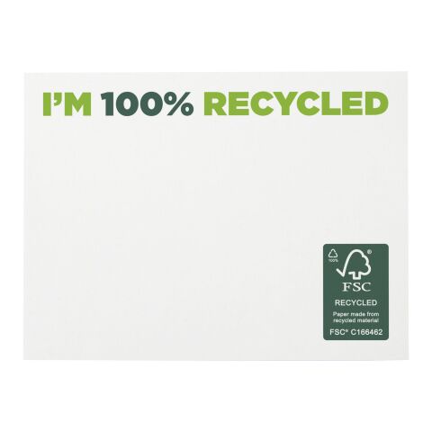 Sticky-Mate® recycelte Haftnotizen 100 x 75 mm weiß | 25 pages | ohne Werbeanbringung | Nicht verfügbar | Nicht verfügbar