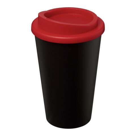 Americano® 350 ml Isolierbecher rot-schwarz | ohne Werbeanbringung | Nicht verfügbar | Nicht verfügbar