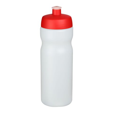 Baseline® Plus 650 ml Sportflasche mit auslaufsicherem Deckel rot-weiss | ohne Werbeanbringung | Nicht verfügbar | Nicht verfügbar