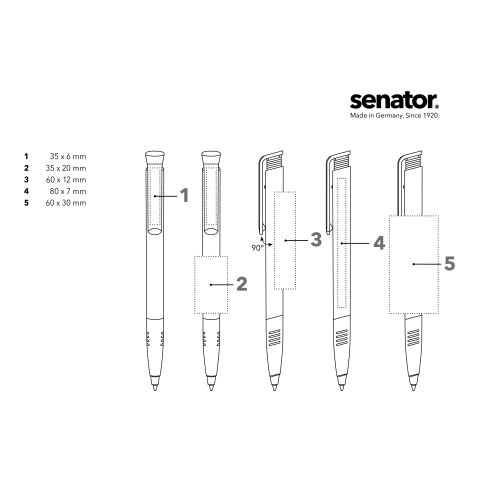 senator Super Hit Clear SG Druckkugelschreiber anthrazit | Nicht verfügbar | ohne Werbeanbringung | ohne Werbeanbringung | Nicht verfügbar