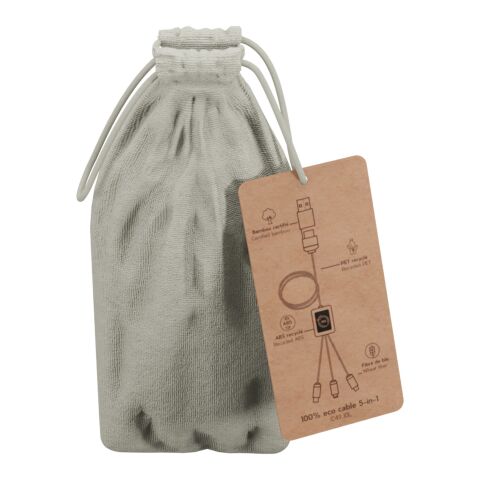 SCX.design C49 5-in-1 Ladekabel mit Leuchtlogo Standard | hellbraun | ohne Werbeanbringung | Nicht verfügbar | Nicht verfügbar