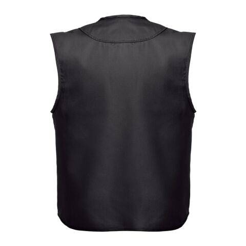 THC PIXEL. Weste (200 g/m²) aus Polyester und Baumwolle schwarz | ohne Werbeanbringung | Nicht verfügbar | Nicht verfügbar | Nicht verfügbar