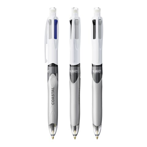 BIC® 4 Colours 3+1 Feinminenstift Weiß-grau