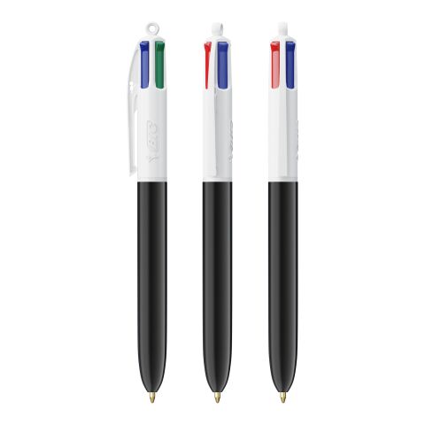 BIC® 4 Colours Kugelschreiber BritePix Digital Weiß-Schwarz