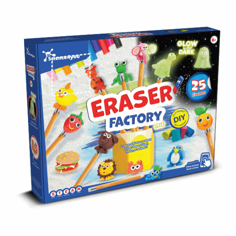 RUBBER FACTORY. Gummifabrik ideal für Kinder Weiss | ohne Werbeanbringung | Nicht verfügbar | Nicht verfügbar | Nicht verfügbar