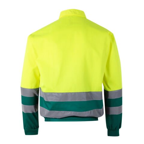 VL NEPTUNE LARGE. Zweifarbige Twill-Jacke (210g/m²) aus Polyester (80%) und Baumwolle (20%) Grün | ohne Werbeanbringung | Nicht verfügbar | Nicht verfügbar | Nicht verfügbar