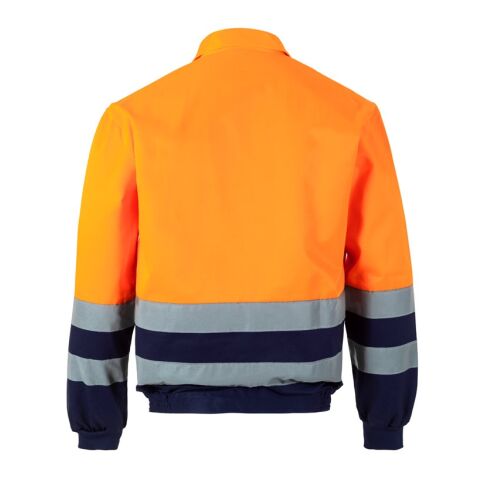 VL NEPTUNE LARGE. Zweifarbige Twill-Jacke (210g/m²) aus Polyester (80%) und Baumwolle (20%) Dunkelblau | ohne Werbeanbringung | Nicht verfügbar | Nicht verfügbar | Nicht verfügbar