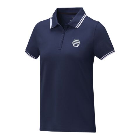 Amarago Polo mit abgesetztem Rand für Damen Standard | tiefes blau | S | ohne Werbeanbringung | Nicht verfügbar | Nicht verfügbar | Nicht verfügbar