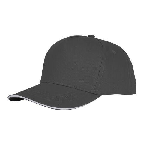 Ceto Cap mit 5 Segmenten und Sandwichschirm storm grey
