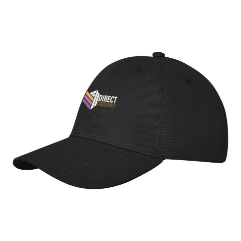 Davis Panel Kappe mit 6 Segmenten Priority | schwarz | Digital DTF Transfer | rechte Seite | 50 mm x 50 mm | 100