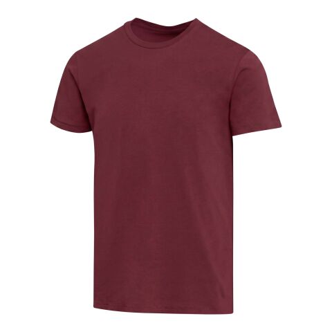 Balfour Kurzärmeliges T-Shirt aus 200 g/m² Bio Baumwolle (OCS), unisex Tiefes Burgunderrot | M