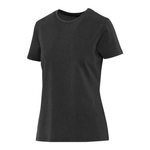 Nanaimo Kurzärmeliges T-Shirt für Damen im Washed Look, 160 g/m2 Standard | schwarz | XXL | ohne Werbeanbringung | Nicht verfügbar | Nicht verfügbar | Nicht verfügbar