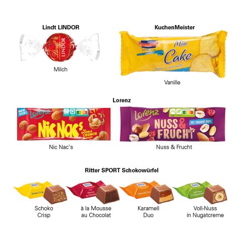 3D-Präsent Bus ohne Werbeanbringung | Ritter SPORT Schokowürfel