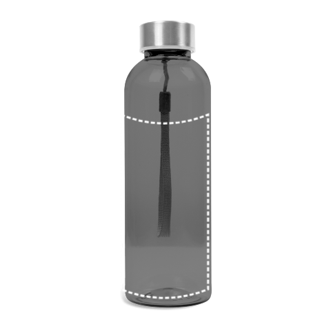 ENDERS M. Trinkflasche (600ml) aus recyceltem PET (100% rPET) mit glänzender transluzenter Oberfläche schwarz | ohne Werbeanbringung | Nicht verfügbar | Nicht verfügbar | Nicht verfügbar