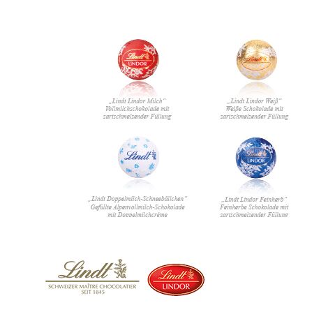 Adventskalender Laptop Mit Lindt Minis bunt | ohne Werbeanbringung