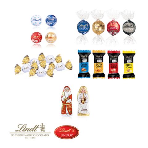 Adventskalender Lindt &quot;Premium Selection&quot; bunt | ohne Werbeanbringung