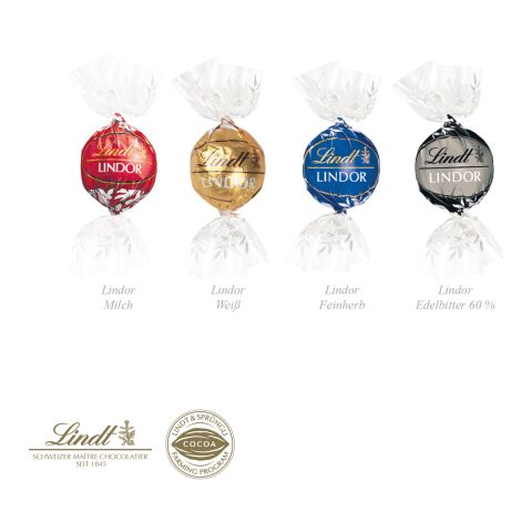 Süße Präsentbox „Maxi” bunt | ohne Werbeanbringung | Lindt Lindor Pralinés