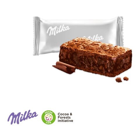 Milka Choco Brownie in Werbebox bunt | ohne Werbeanbringung | 1 Milka Choco Brownie