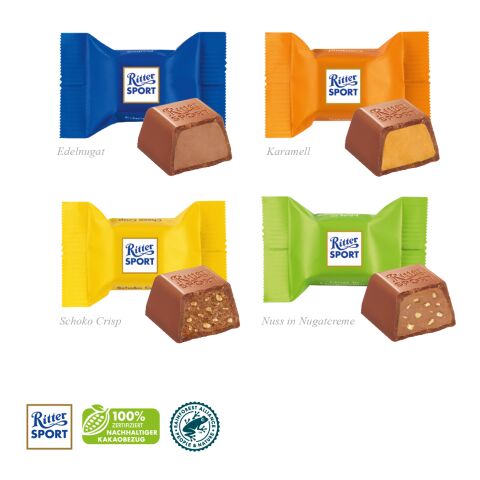 3D Präsent „Bus” bunt | ohne Werbeanbringung | Ritter SPORT Schokowürfel